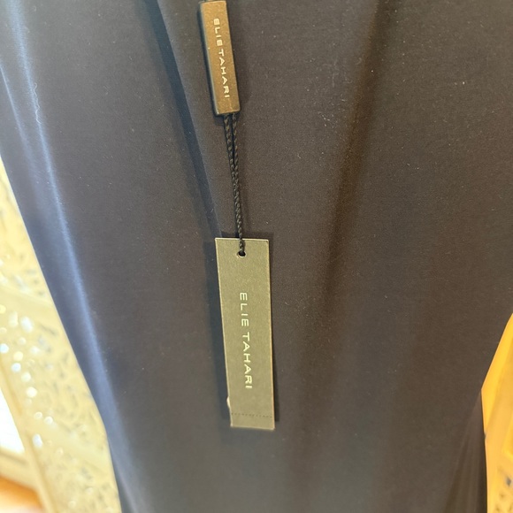 NWT Ellie Tahari Dark Blue Dress Sz L - Picture 6 of 7